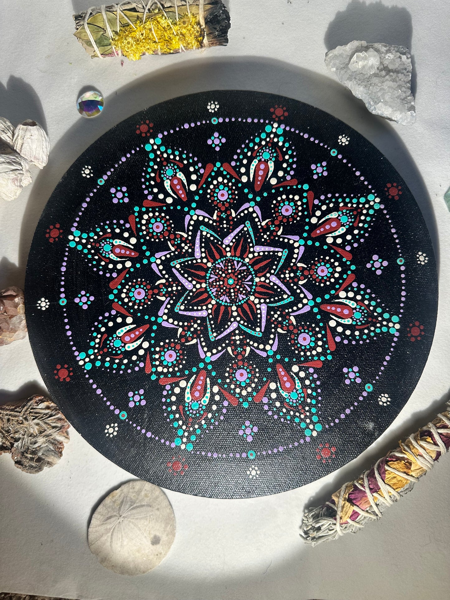 Dotted Mandala Canvas