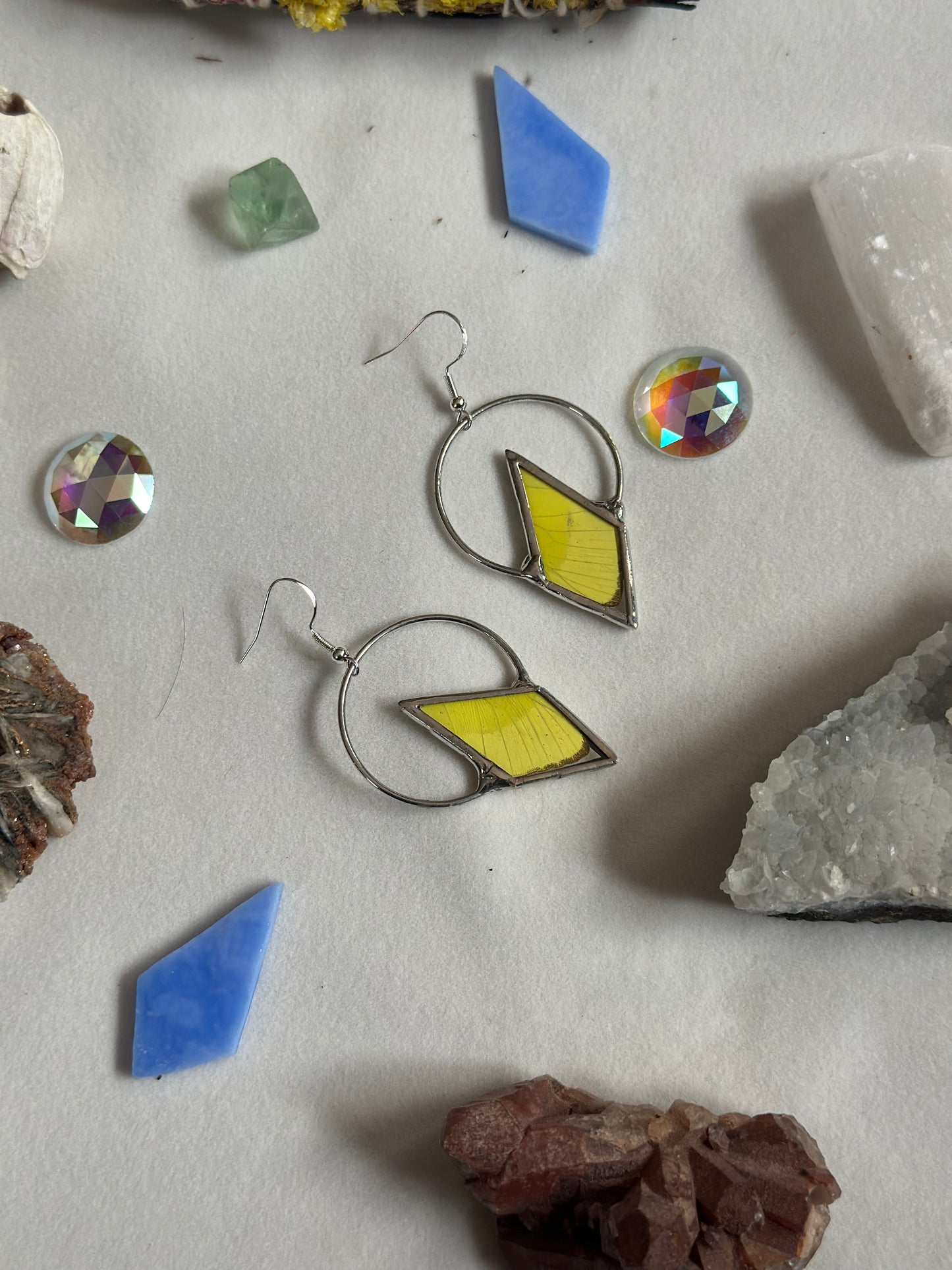 Clouded Yellow Earrings