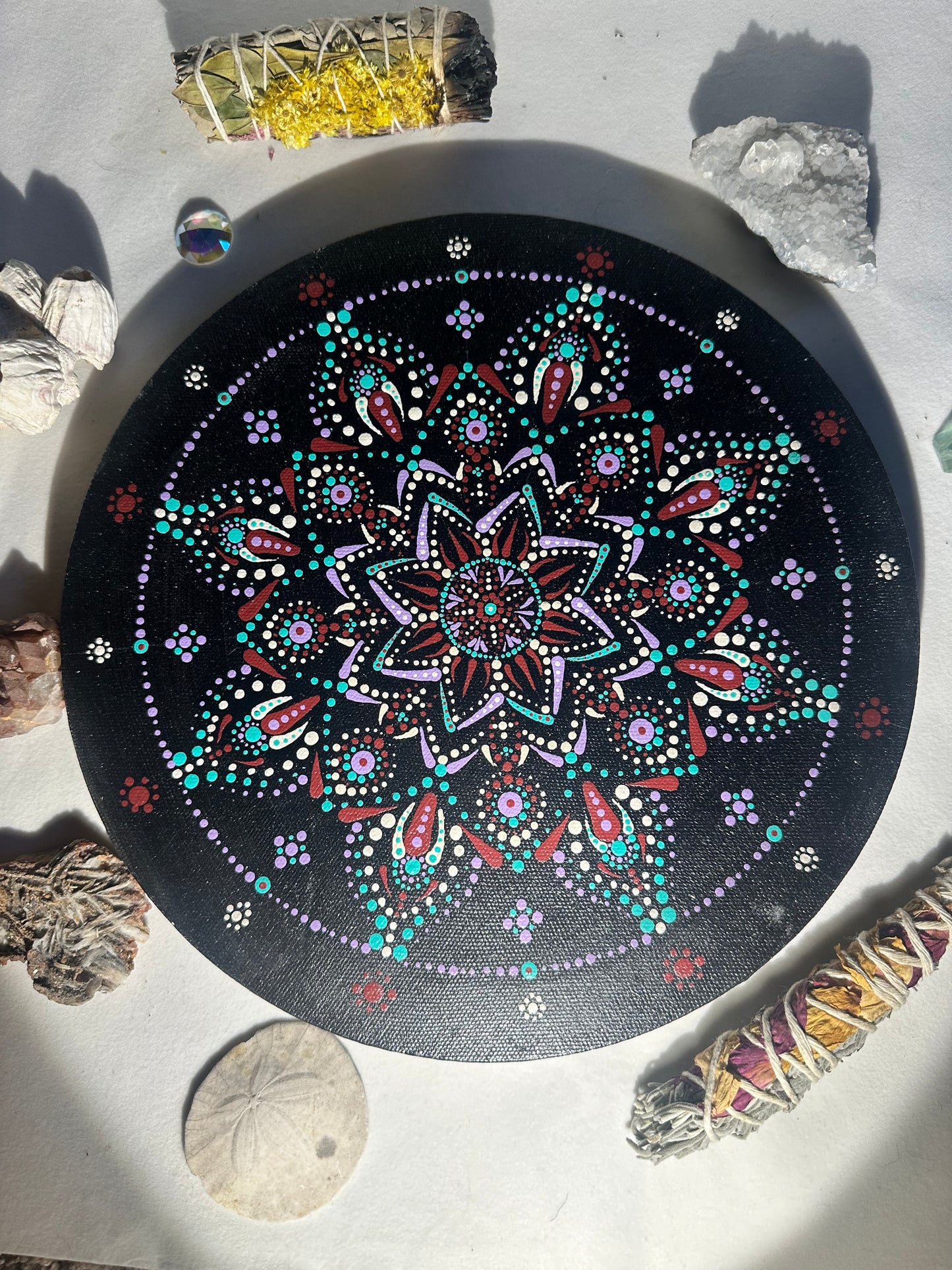 Dotted Mandala Canvas