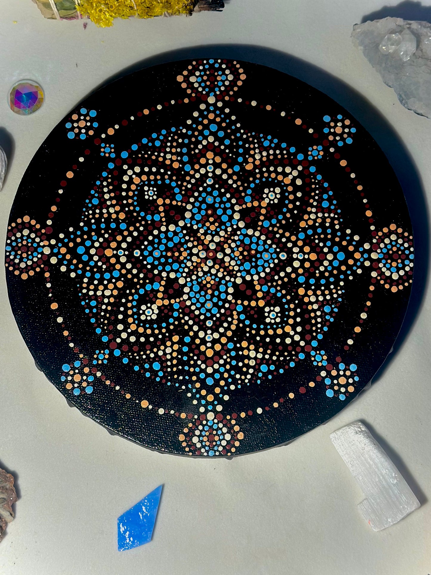 Dotted Mandala Canvas