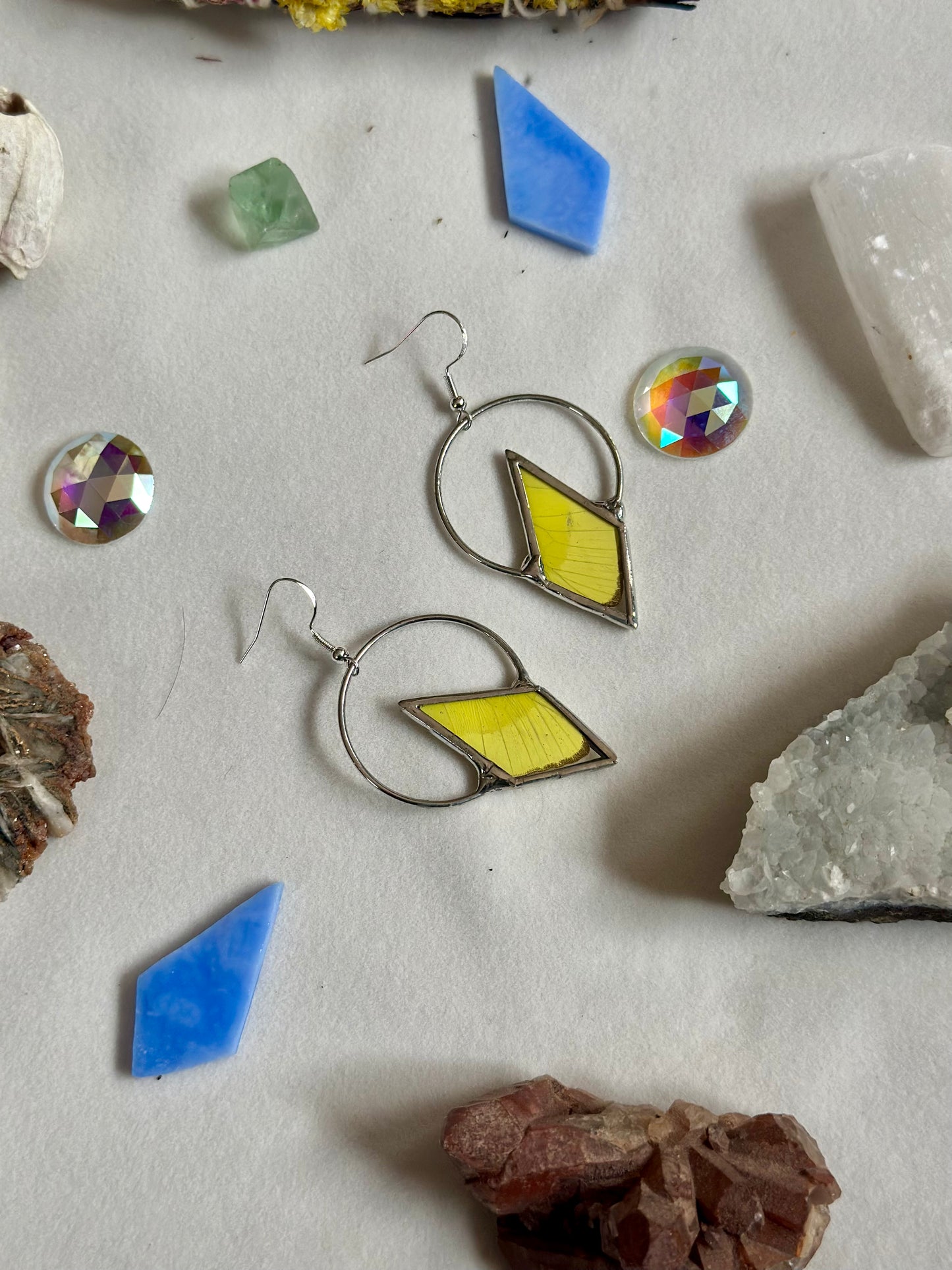 Clouded Yellow Earrings