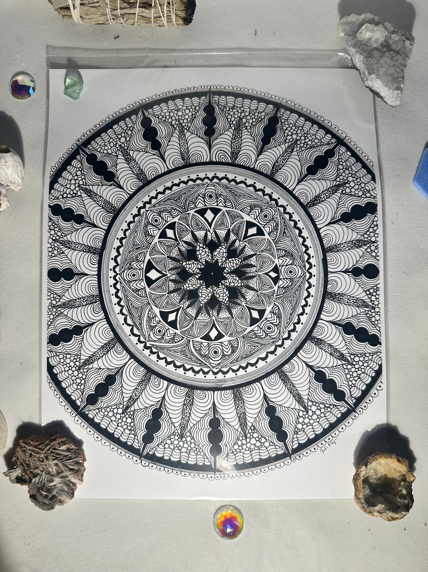 Large Mandala Print