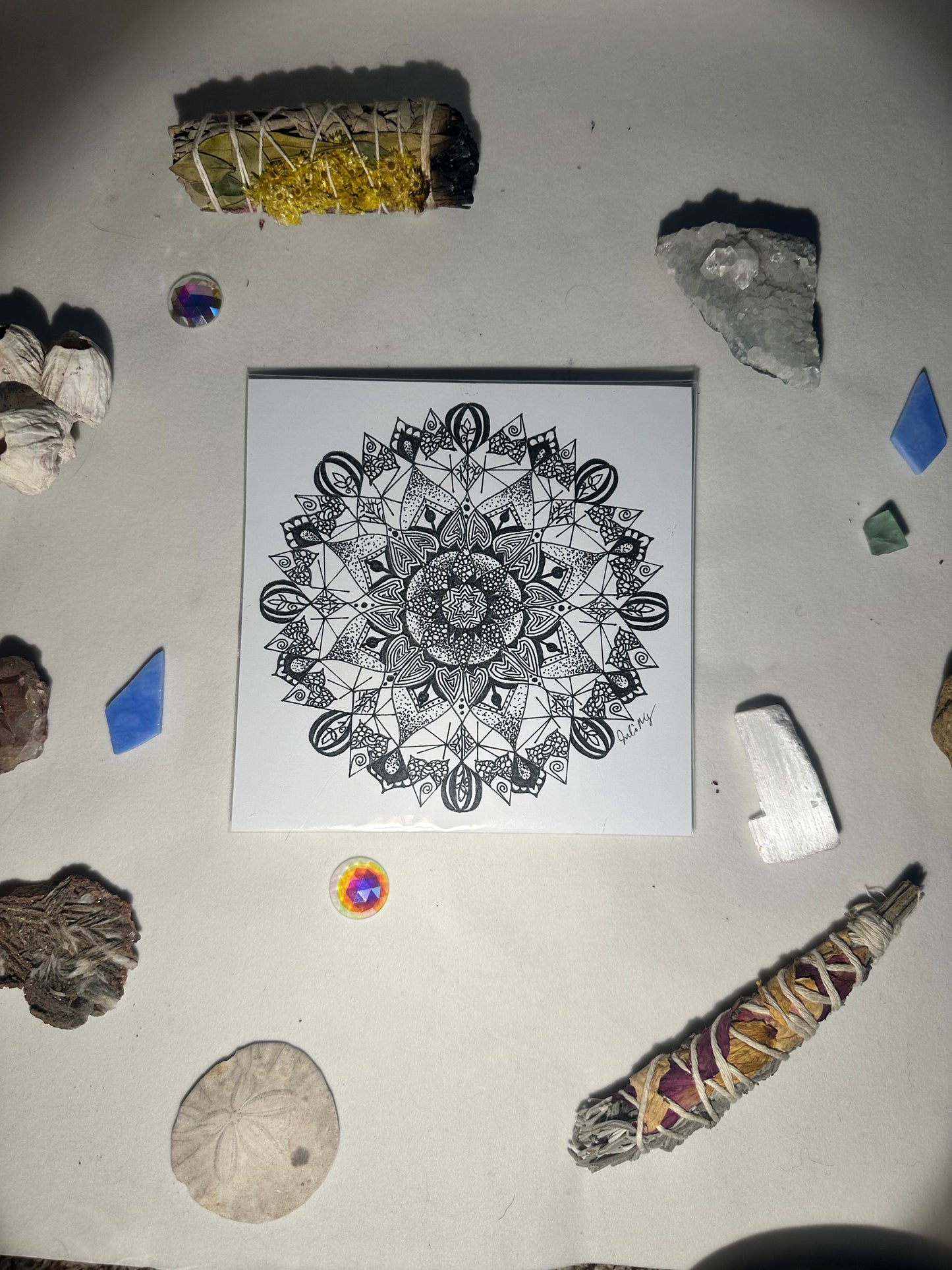 Sprout Mandala Print