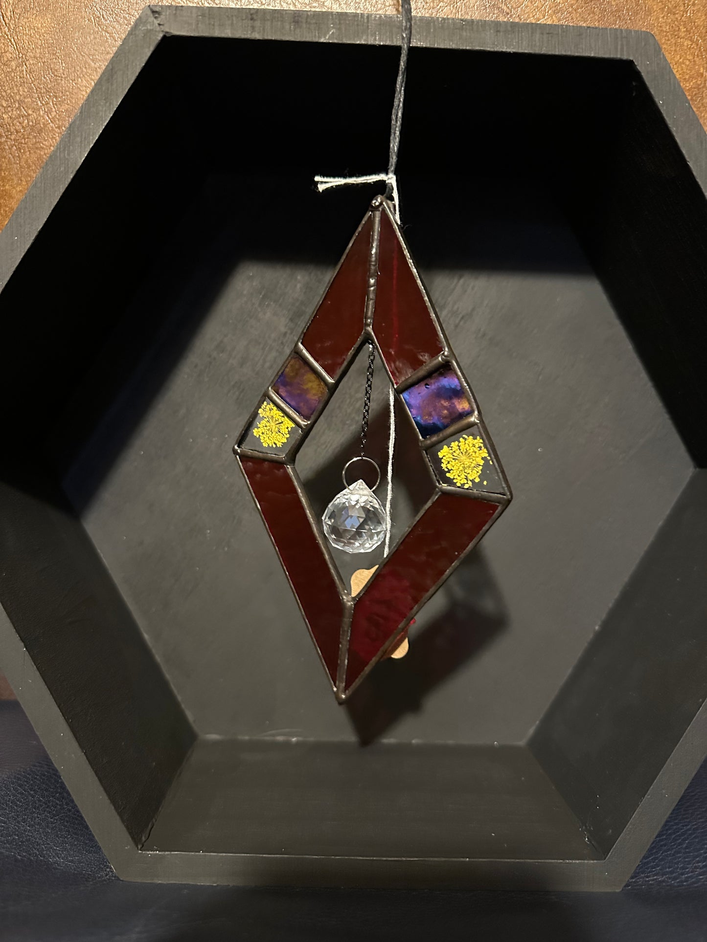 Pressed Flower Suncatcher