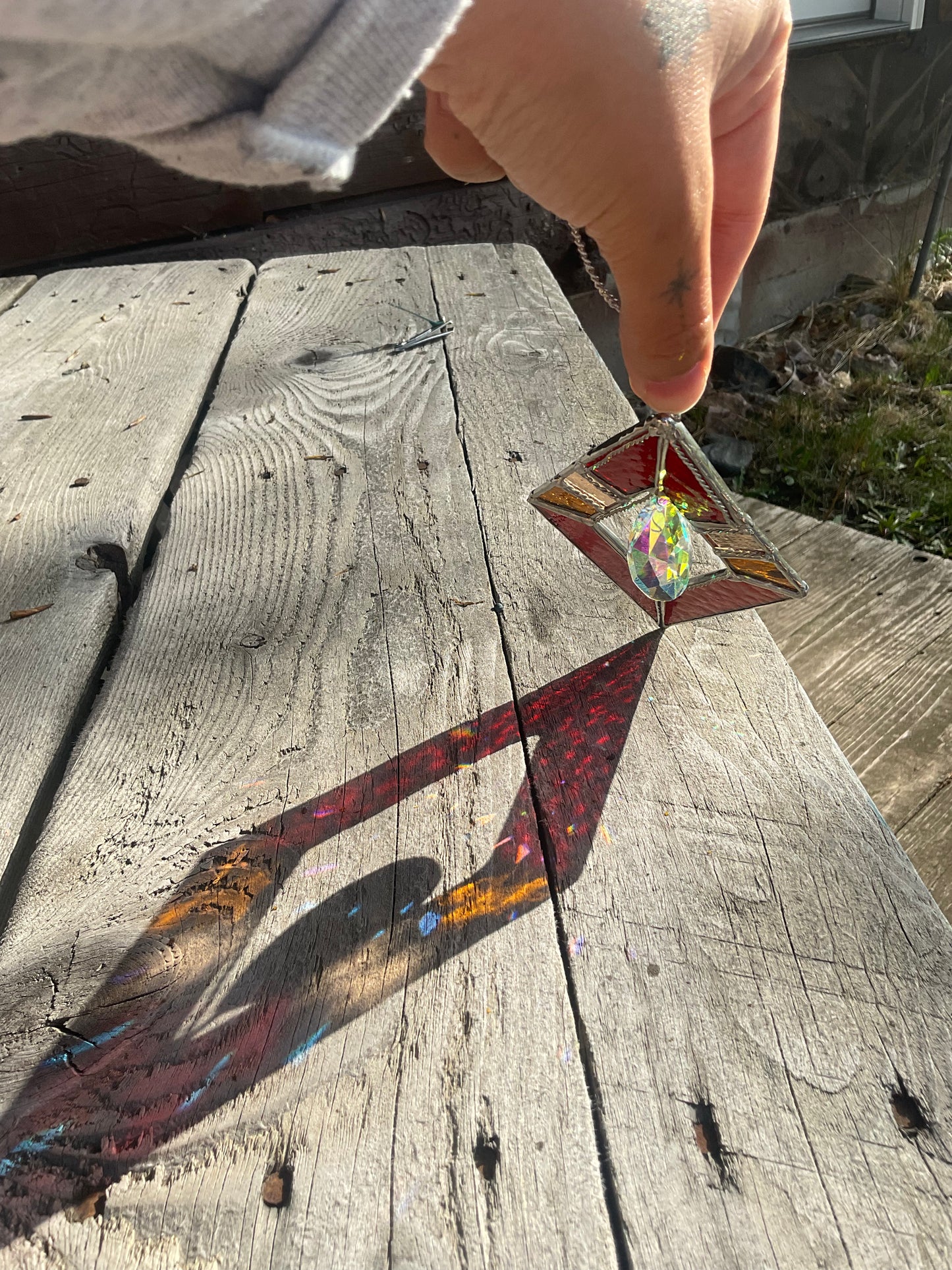 Tri-Color Twisted Wire Suncatcher