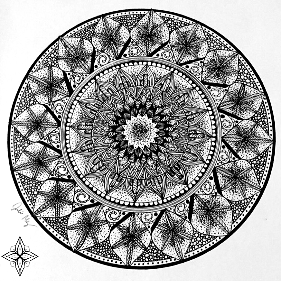 Sandy Mandala Print