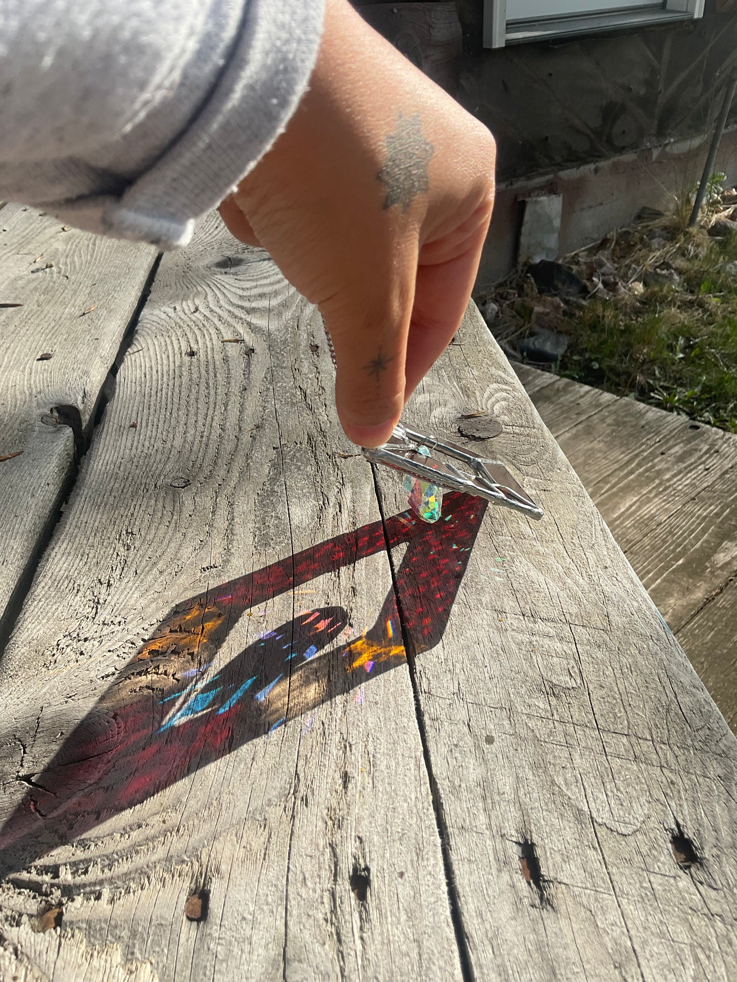 Tri-Color Twisted Wire Suncatcher