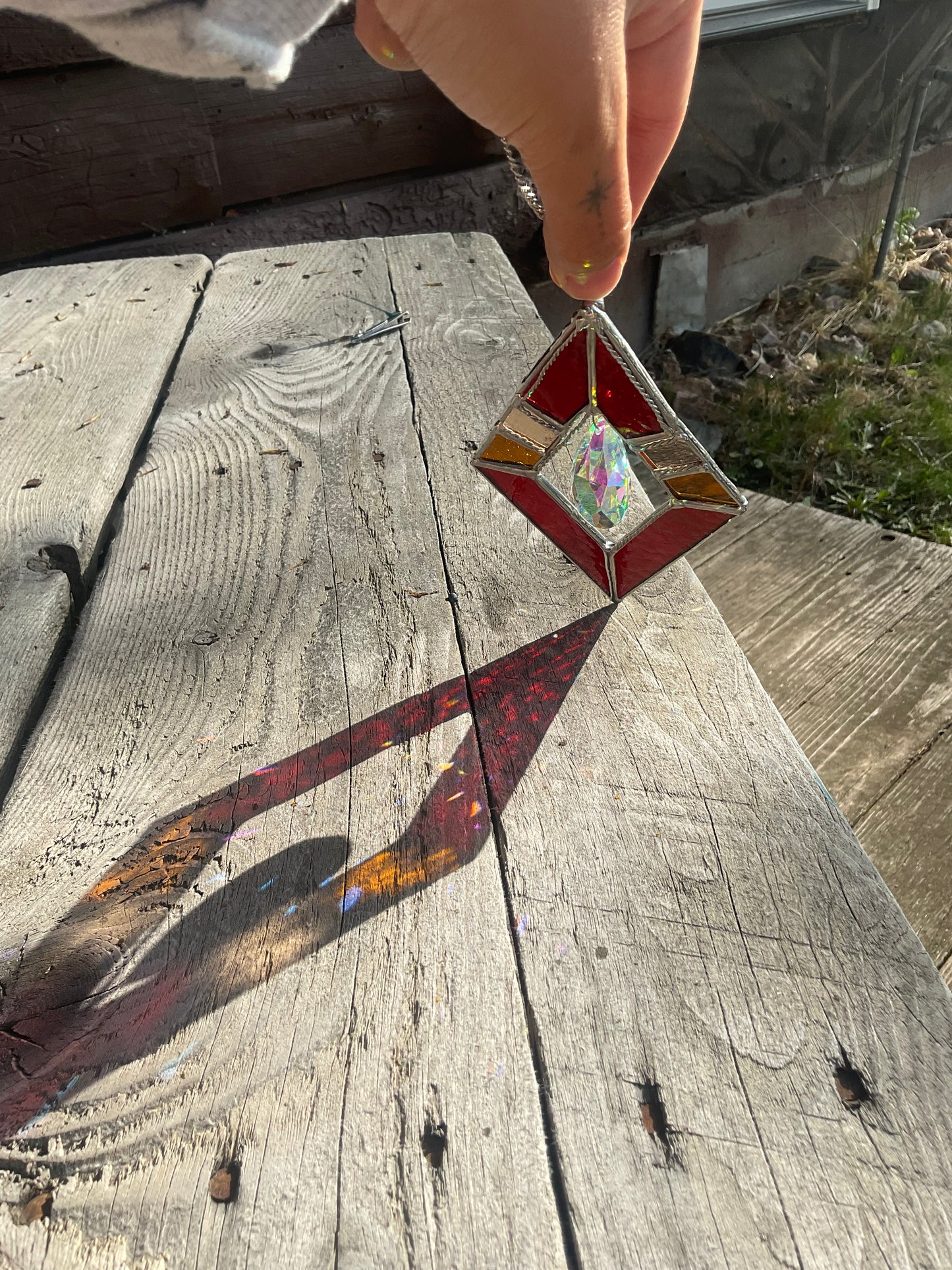 Tri-Color Twisted Wire Suncatcher