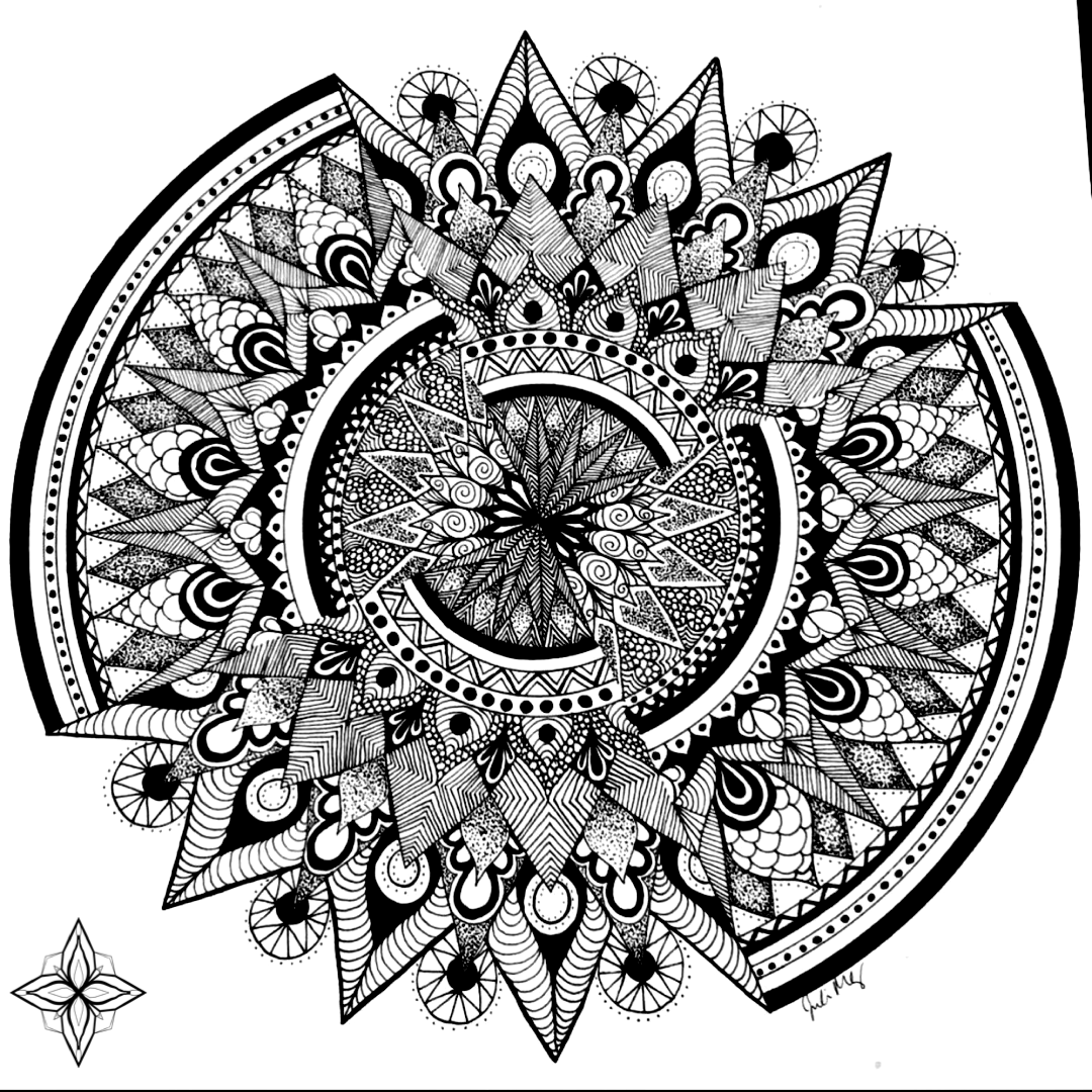 Twofer Mandala Print