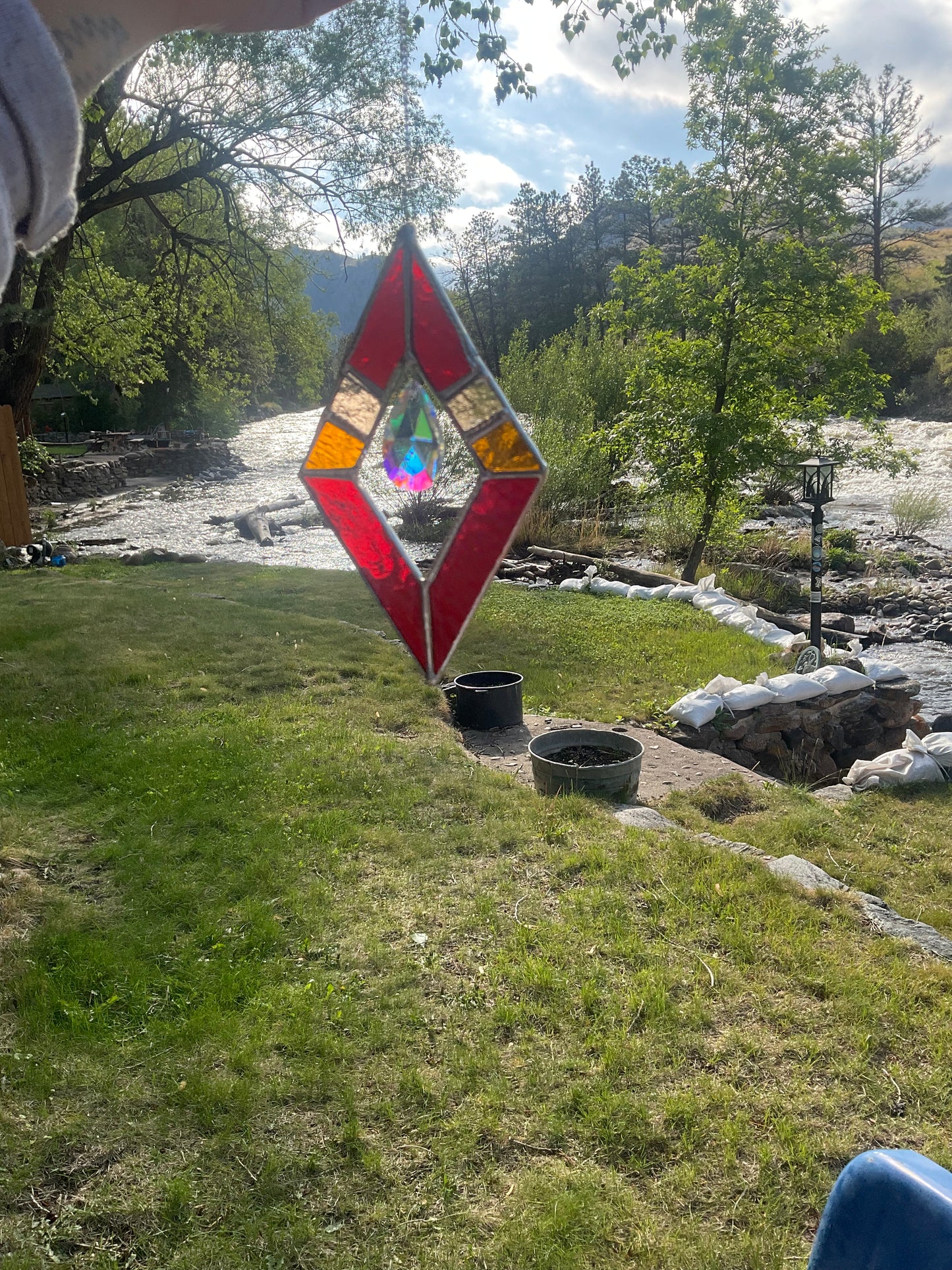 Tri-Color Twisted Wire Suncatcher