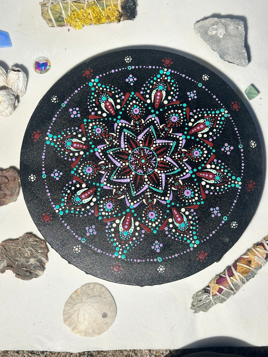 Dotted Mandala Canvas