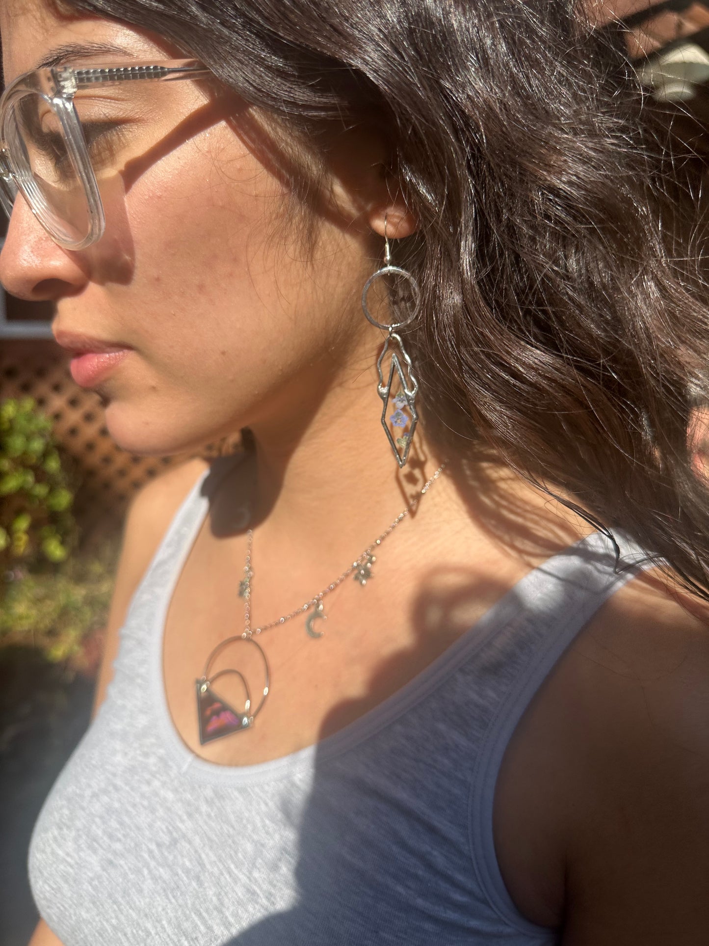 Squiggly Forget-Me-Not Earrings