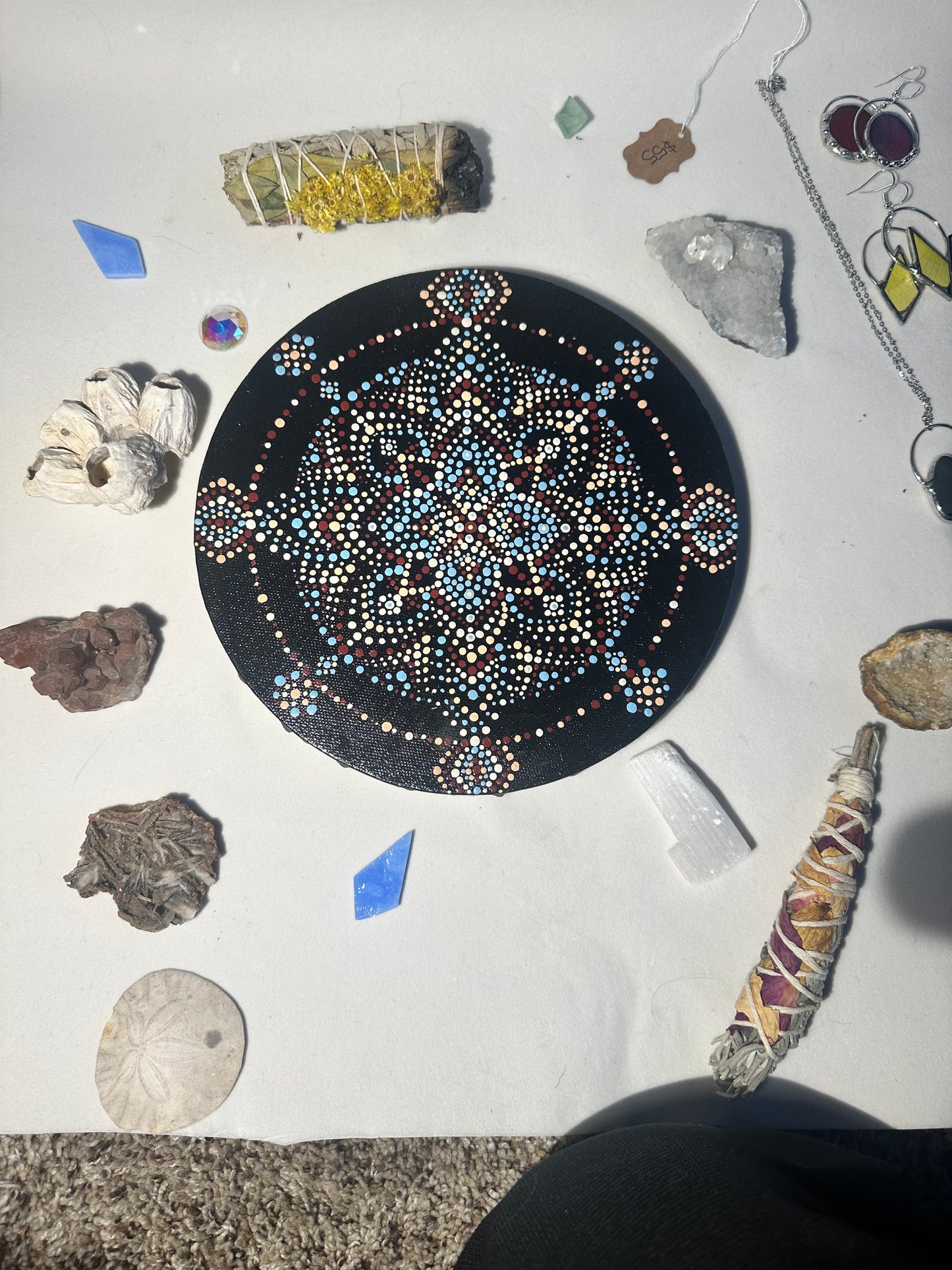Dotted Mandala Canvas