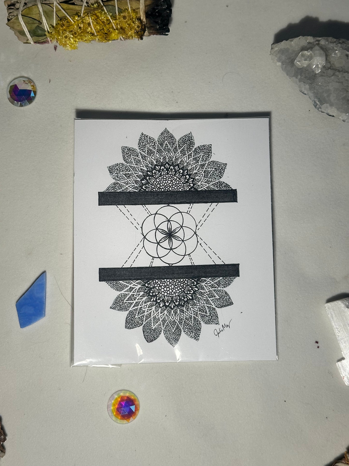 SOL Mandala Print