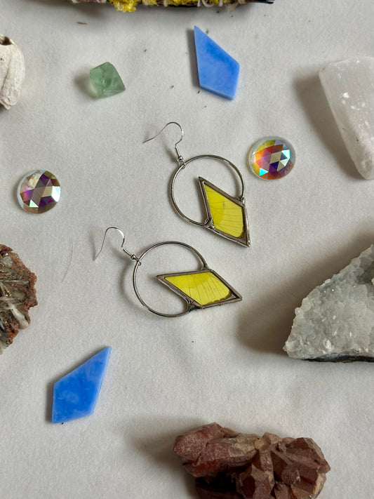 Clouded Yellow Earrings