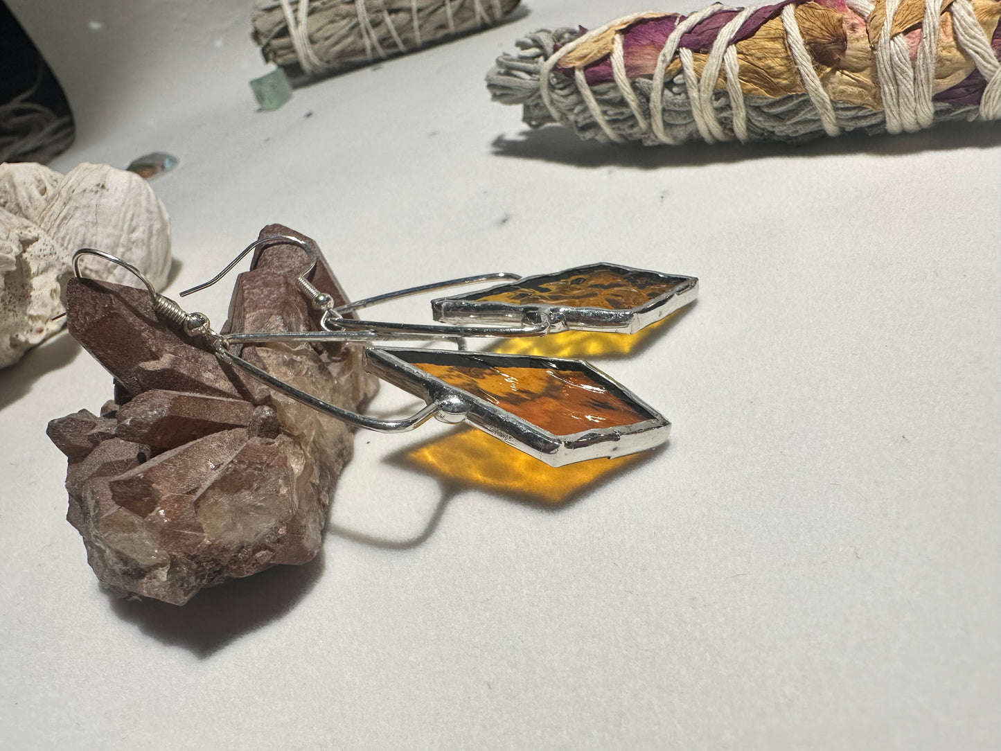 Shades of Orange Earrings